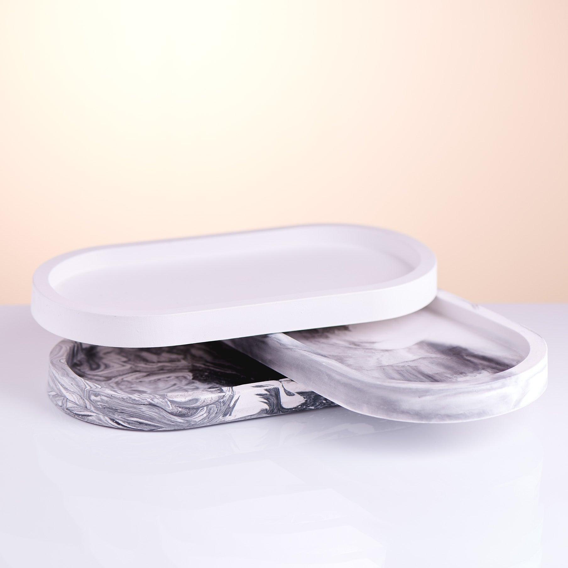 Oval Trinket Tray - Beaut Natural