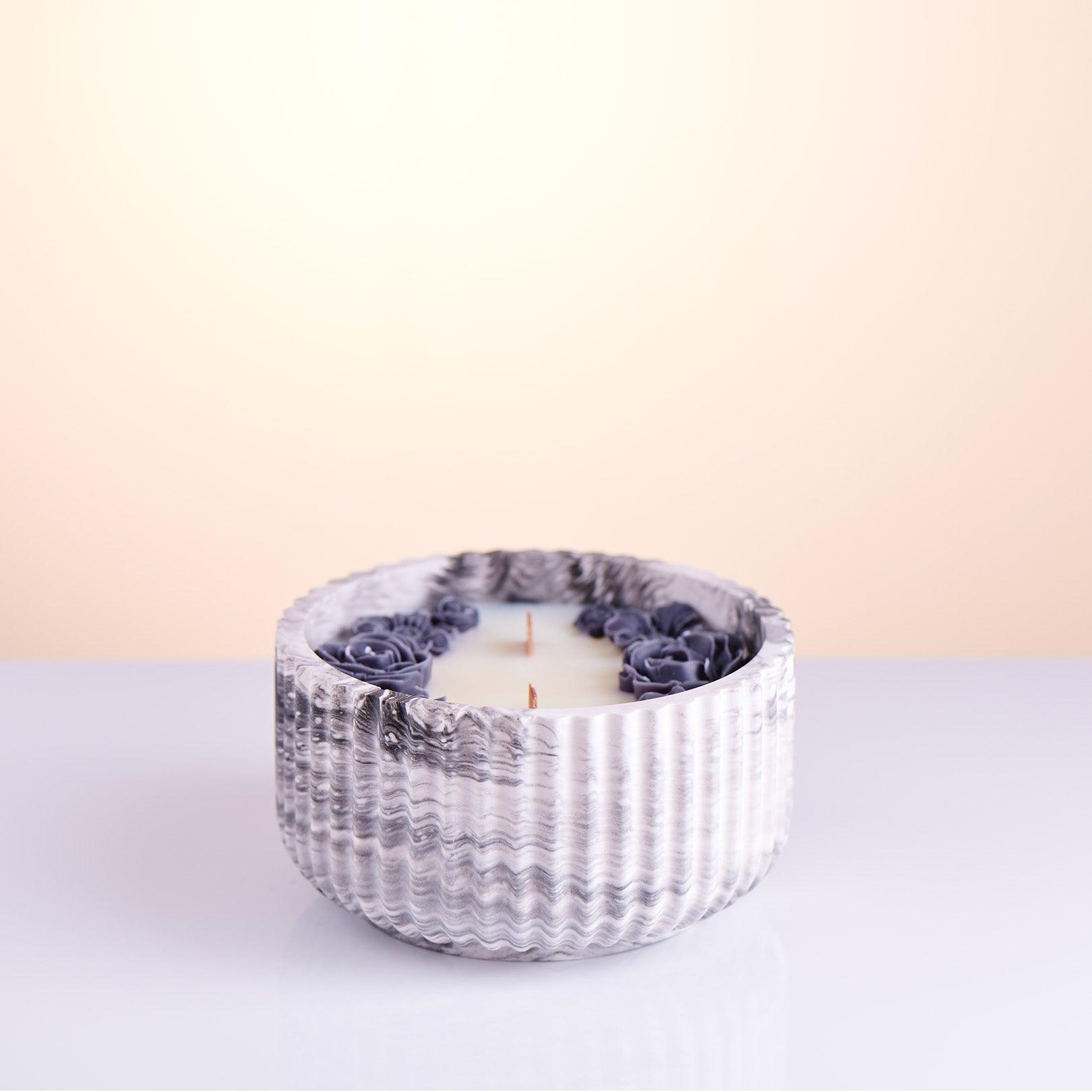 Soy Wax Candle in Fluted Box - Beaut Natural