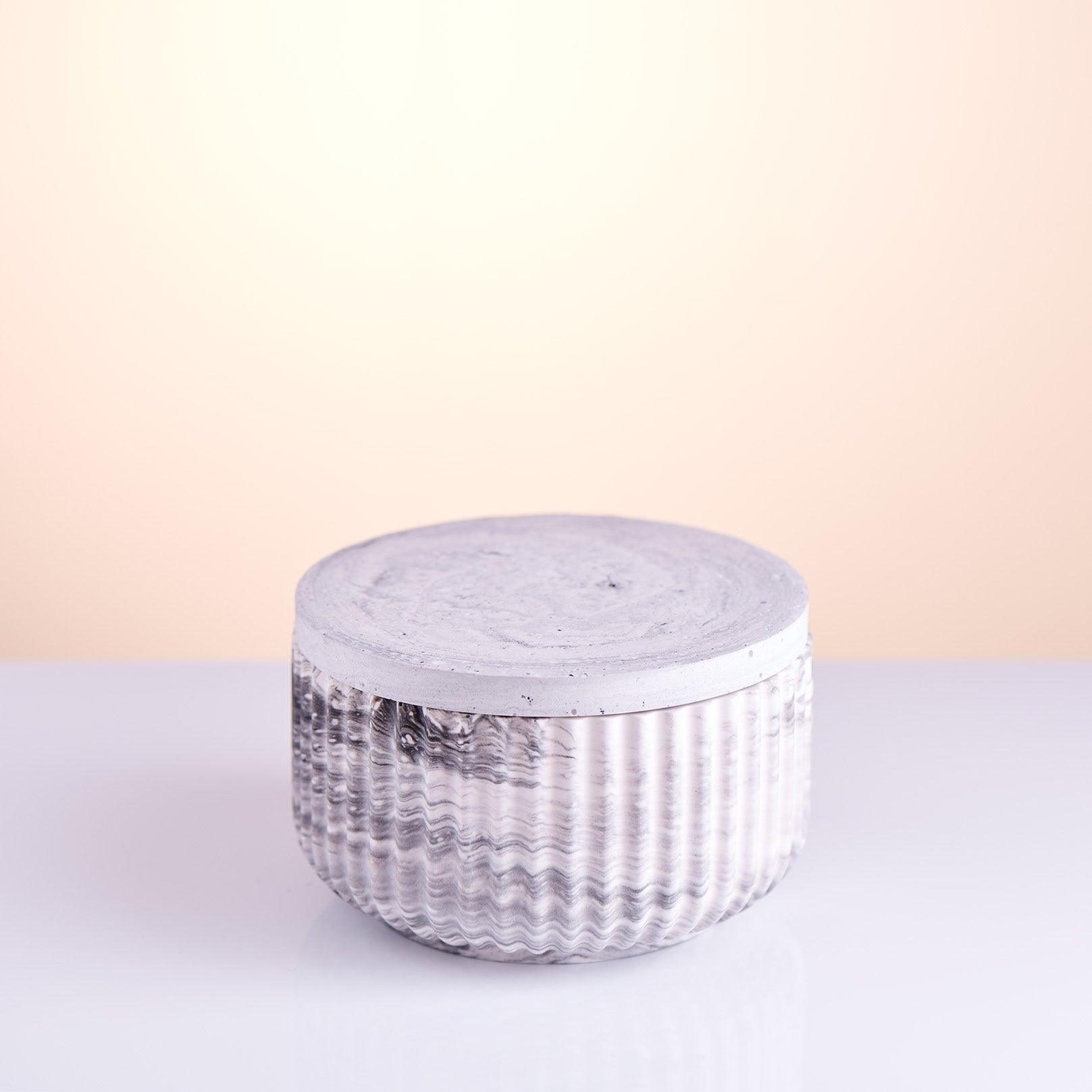 Soy Wax Candle in Fluted Box - Beaut Natural