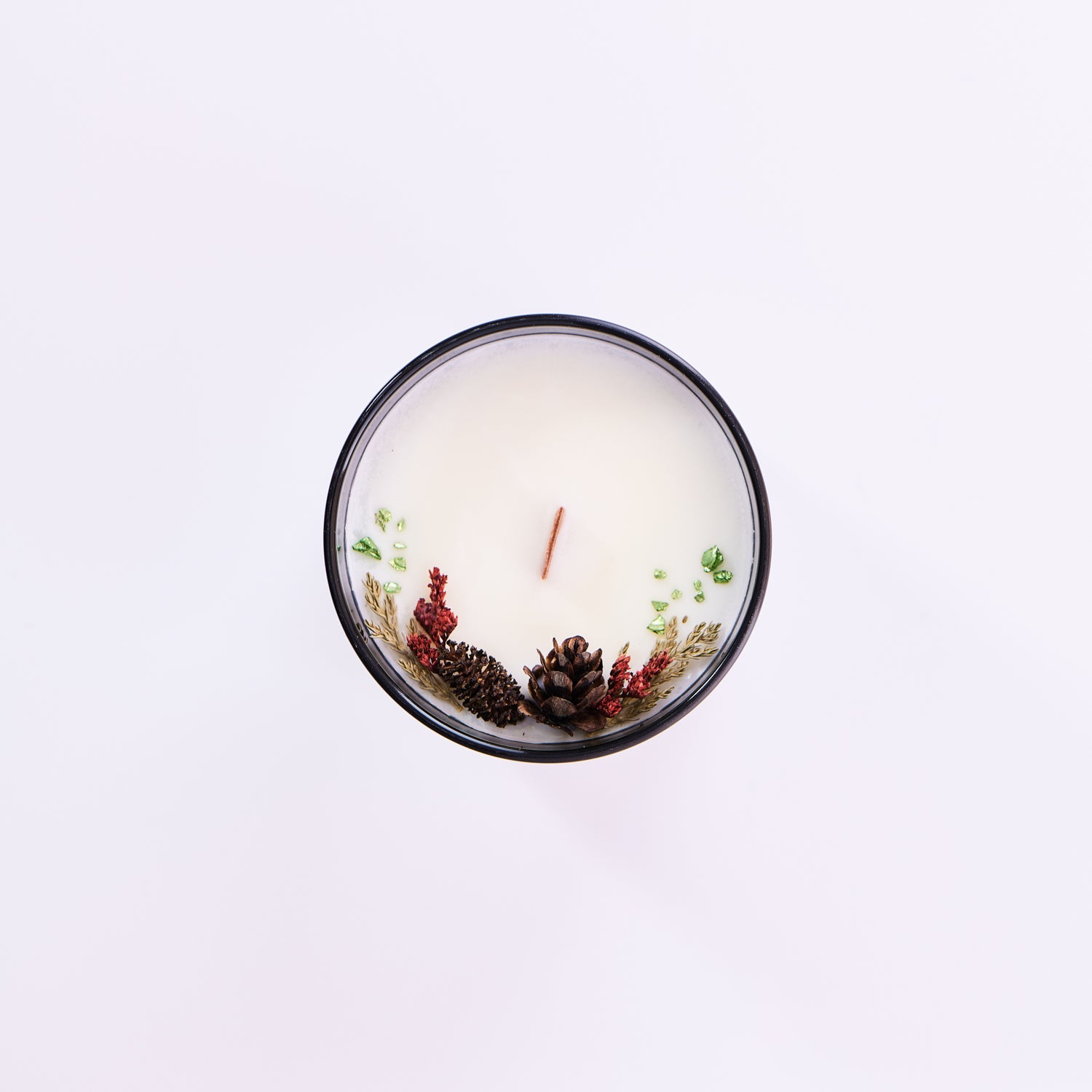Christmas Tree Whisper Soy Candle in the Glass Container