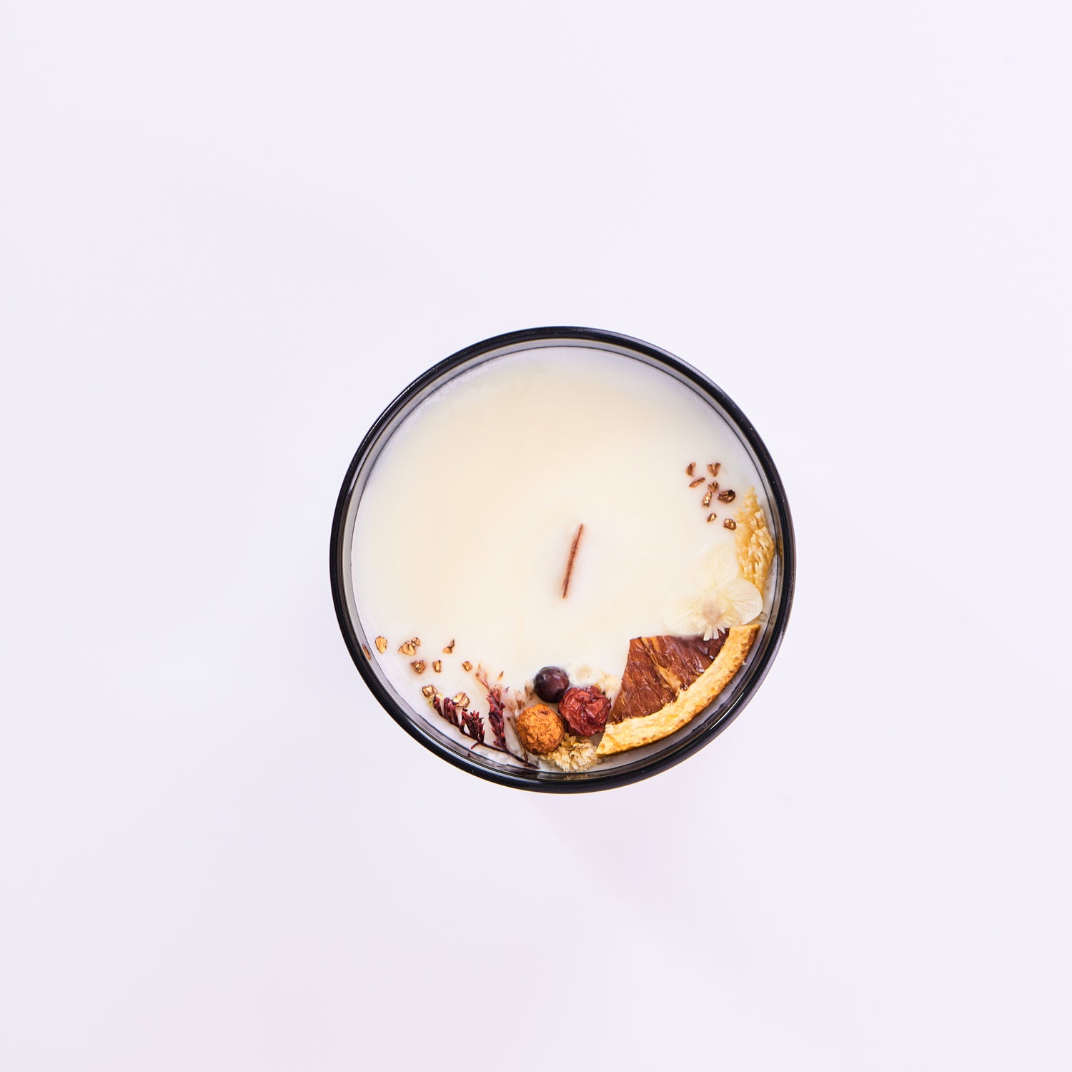 Spiced Orange Soy Wax Candle in glass container