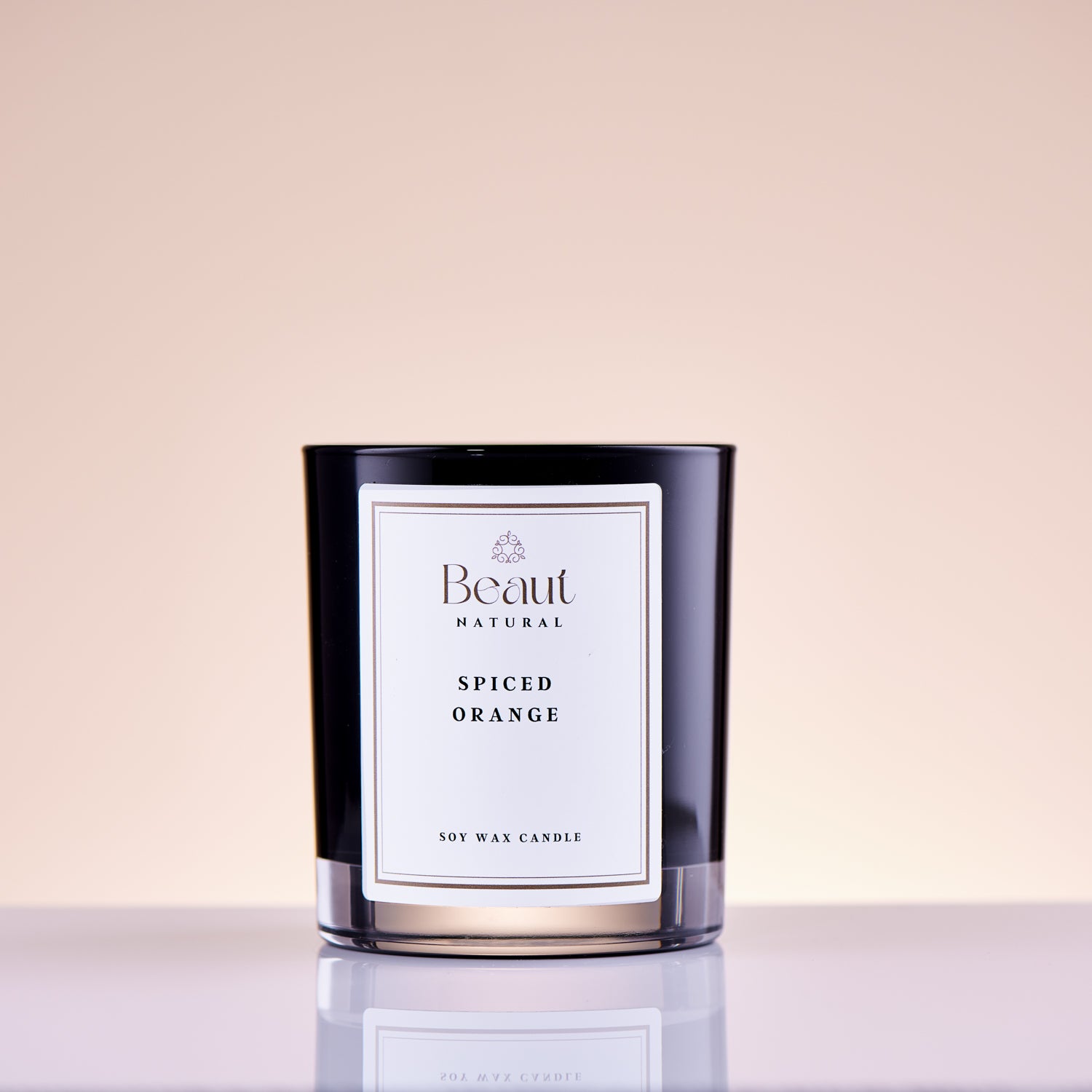 Spiced Orange Soy Wax Candle in glass container