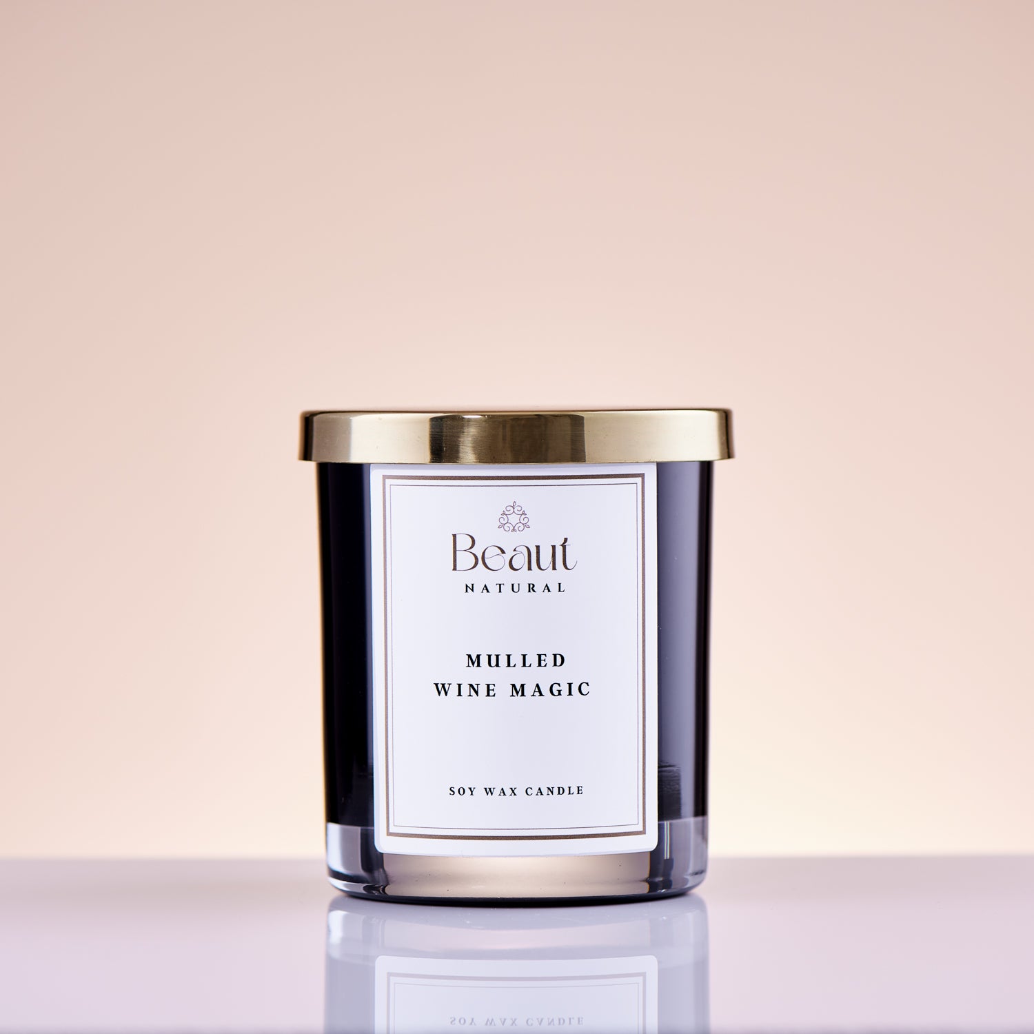 Mulled Wine Magic Soy Wax Candle in the glass container