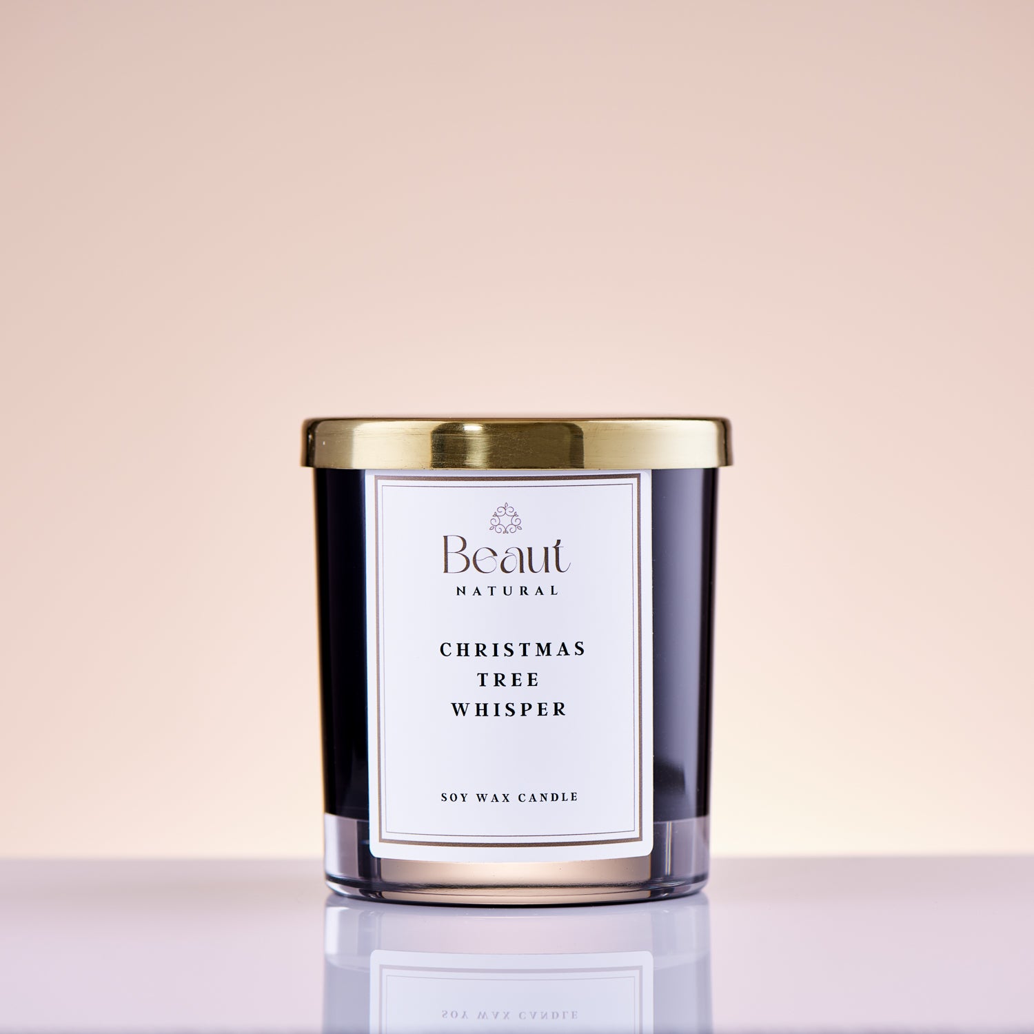 Christmas Tree Whisper Soy Candle in the Glass Container