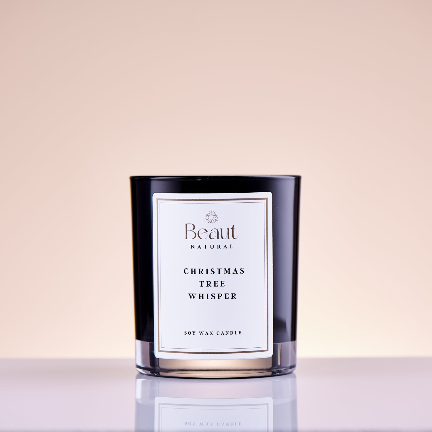 Christmas Tree Whisper Soy Candle in the Glass Container