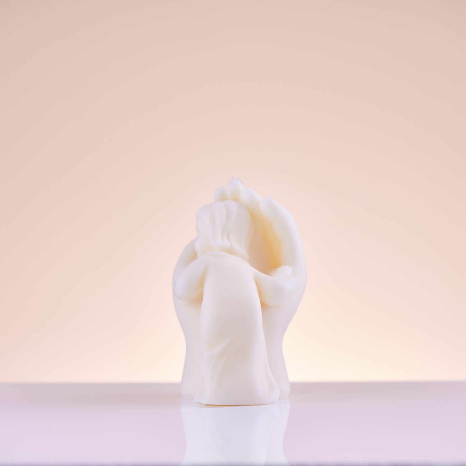 Baby in Hand Candle