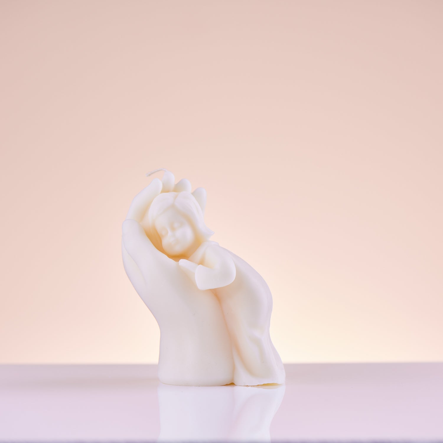 Baby in Hand Candle
