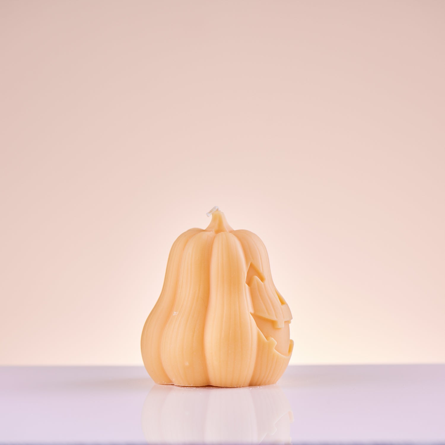 Pear-Shaped Pumpkin Candle