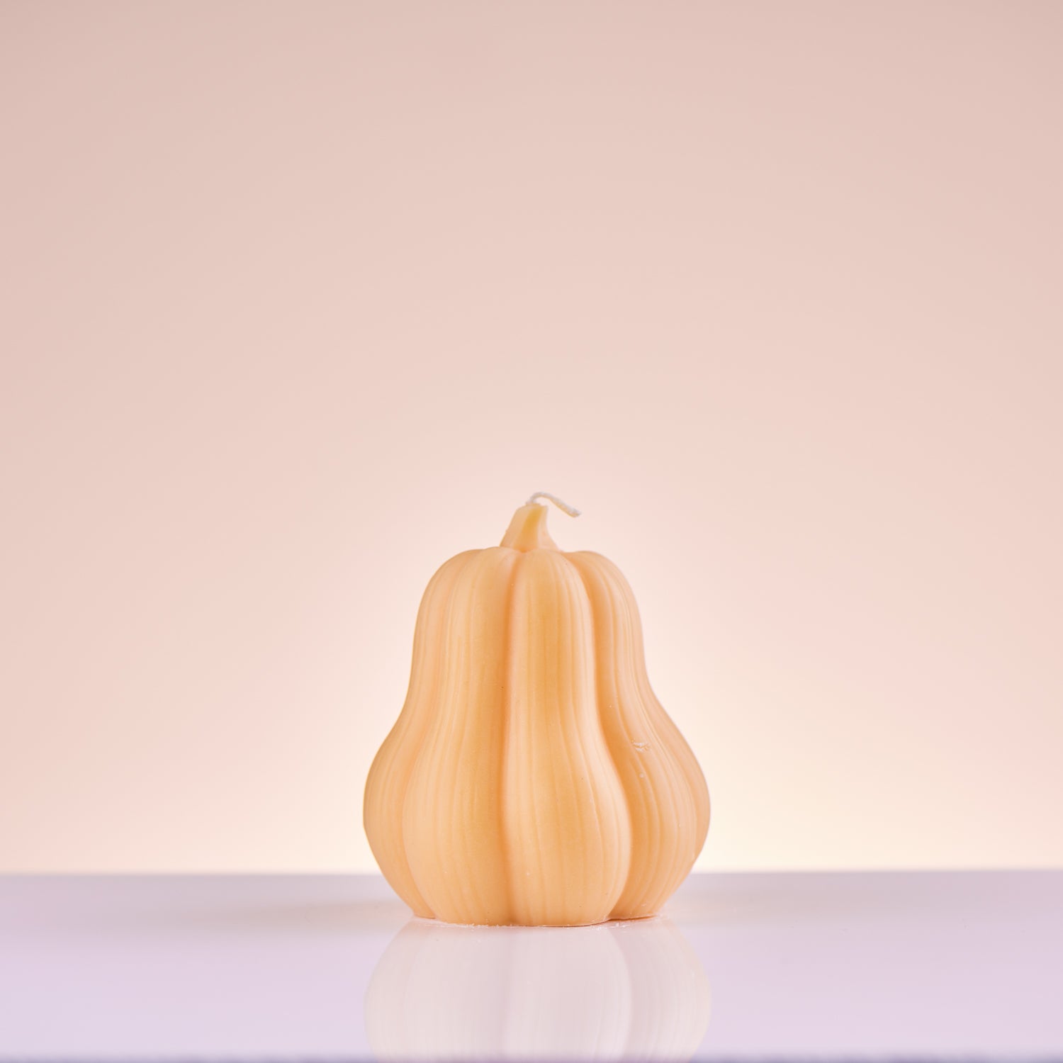 Pear-Shaped Pumpkin Candle