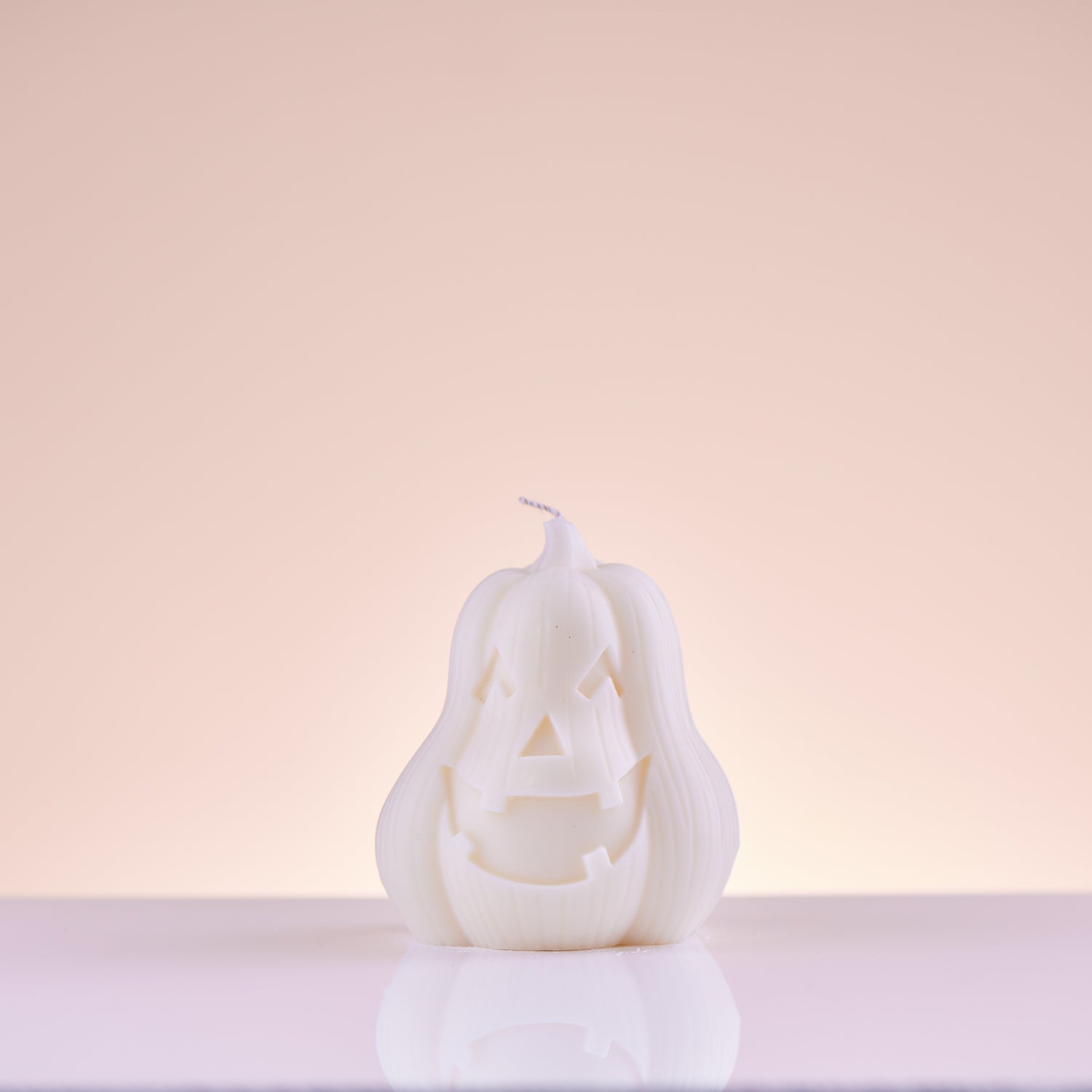 Pear-Shaped Pumpkin Candle