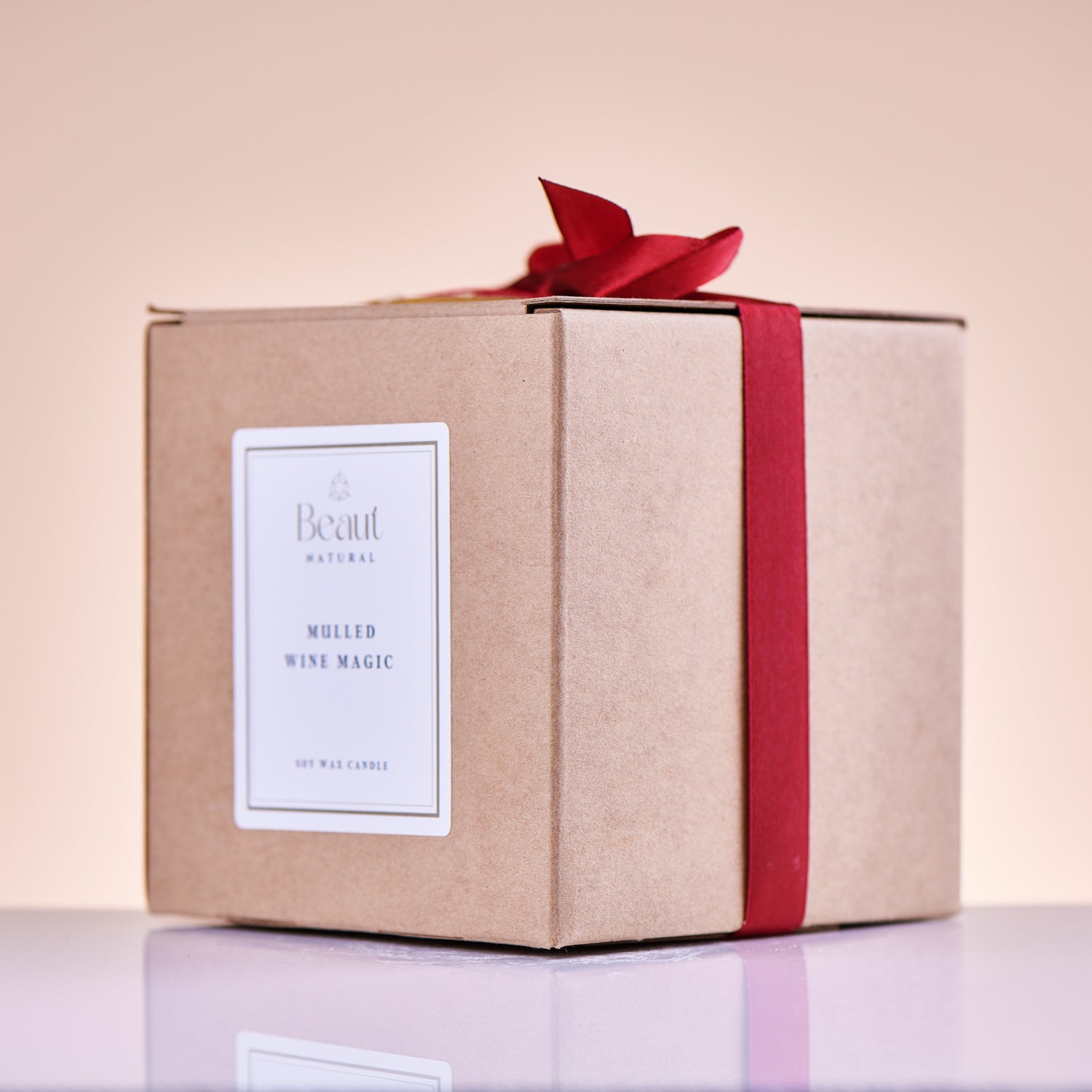 Mulled Wine Magic Soy Wax Candle in the glass container