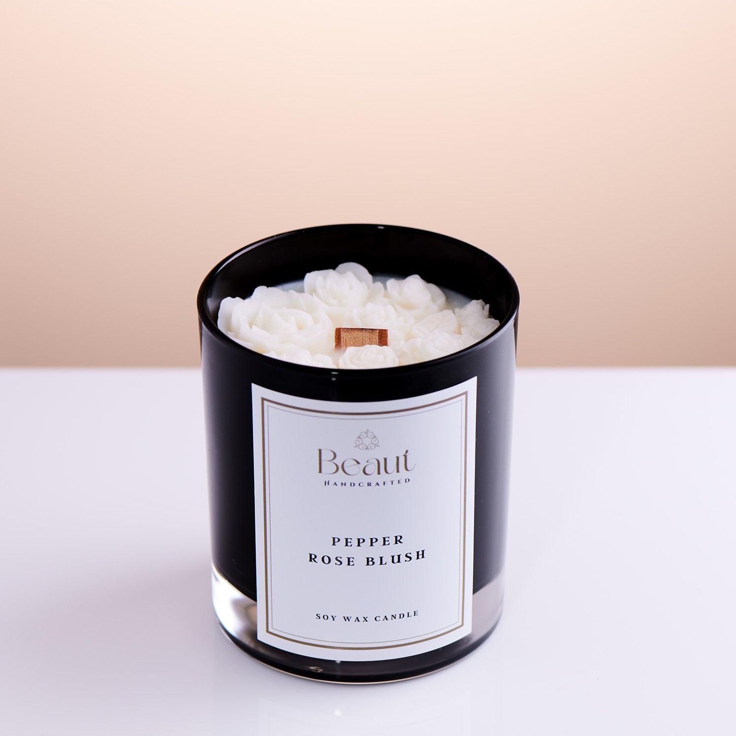 Pepper Rose Blush Soy Candle