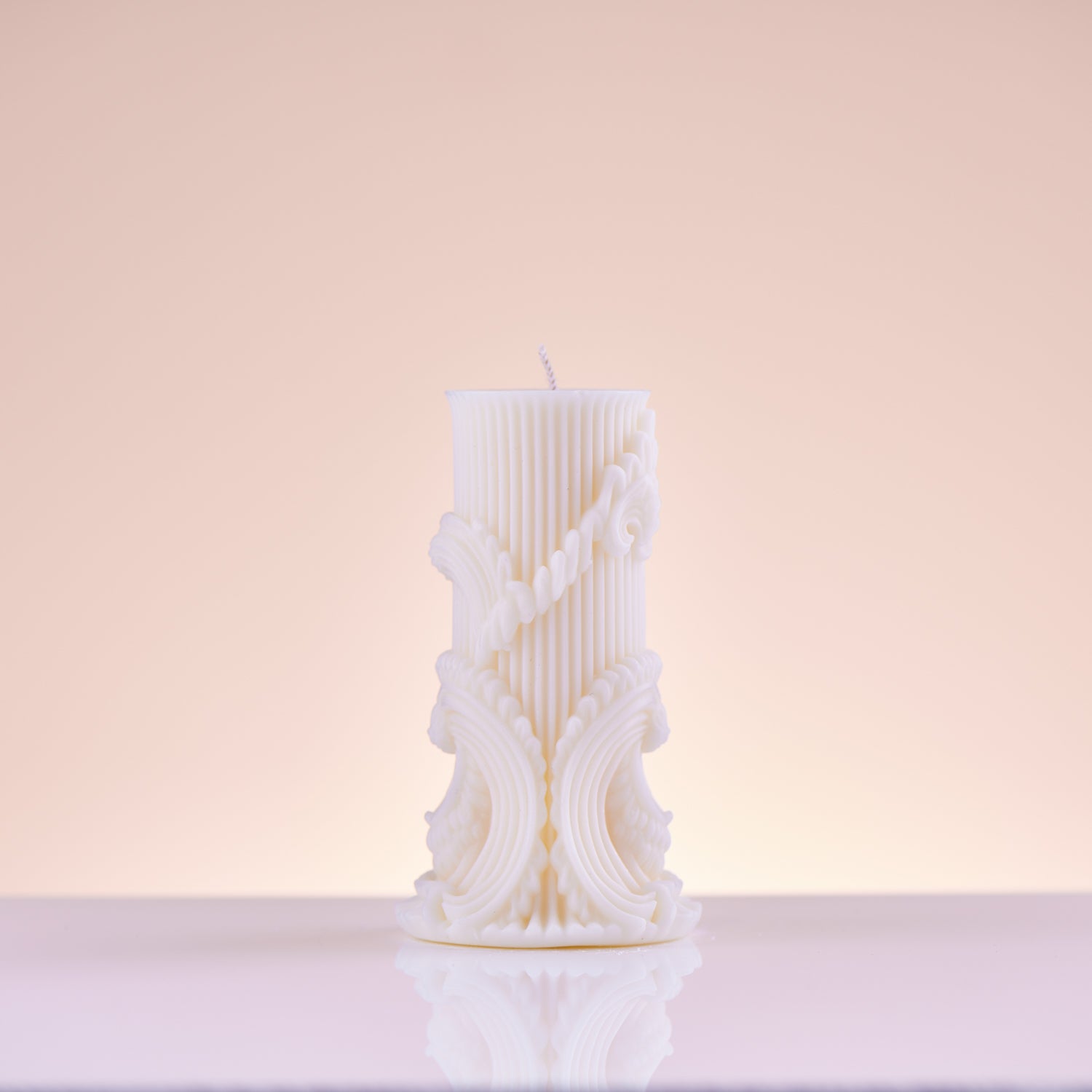 Carved Soy Wax Candle